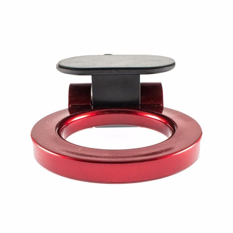 x xotic tech JDM Track Racing Style Bumper Trailer Tow Hook Ring Decoration Sticker Universal Fit All Car Truck SUV, Red - Image 5